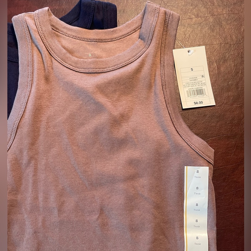 Set of 3 tanks, A New Day, size small.